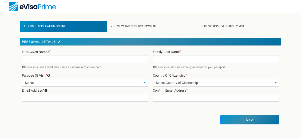 Application Form and Language Support